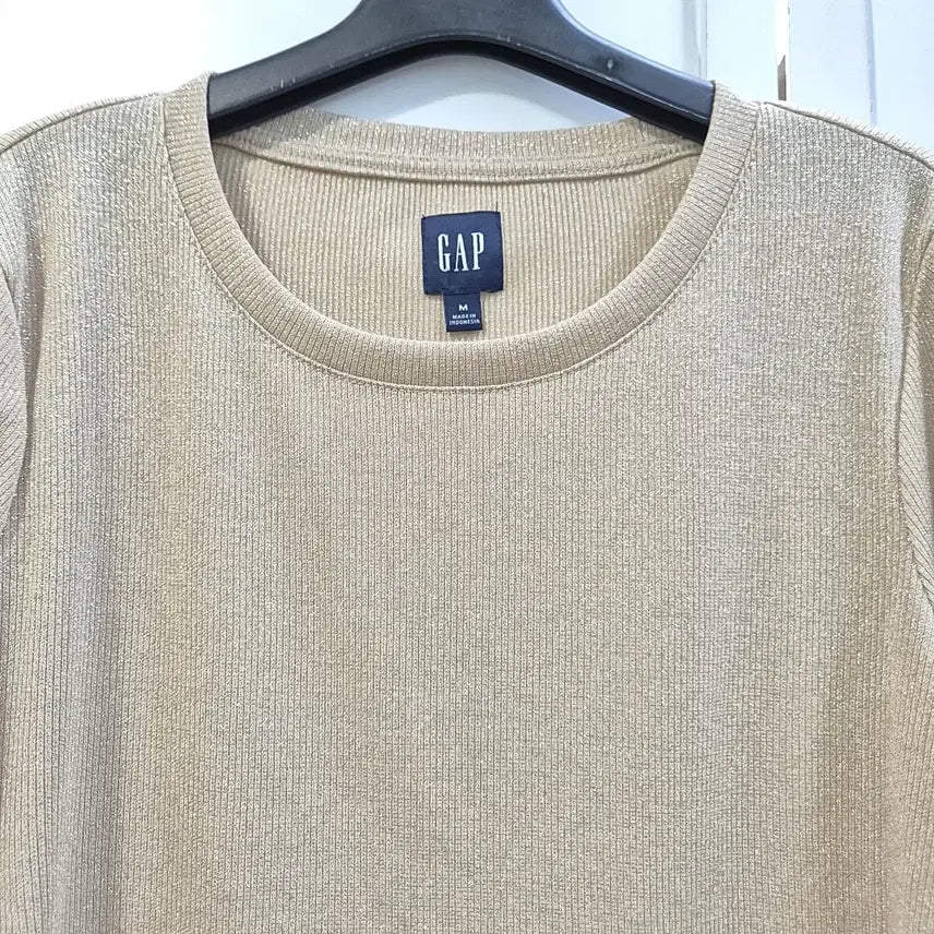 [BUNJANG] GAP Ribbed Long Sleeve T-Shirt / 갭(GAP) 골지 긴팔티