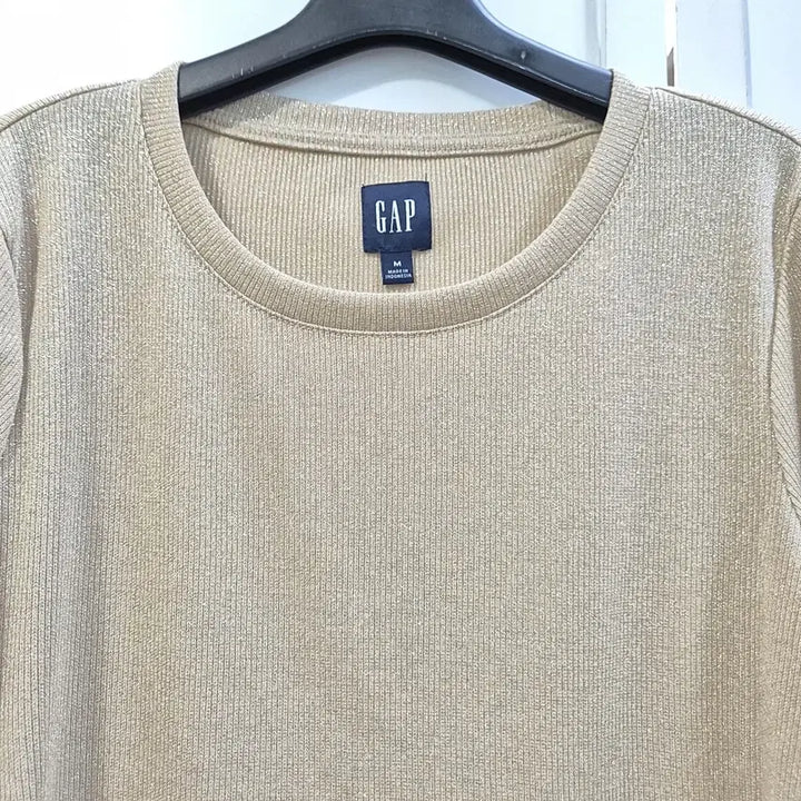 [BUNJANG] GAP Ribbed Long Sleeve T-Shirt / 갭(GAP) 골지 긴팔티