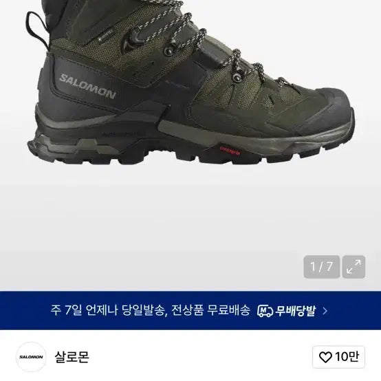 [BUNJANG] Salomon Quest 4 GTX Hiking Boots / 살로몬 퀘스트4 GTX