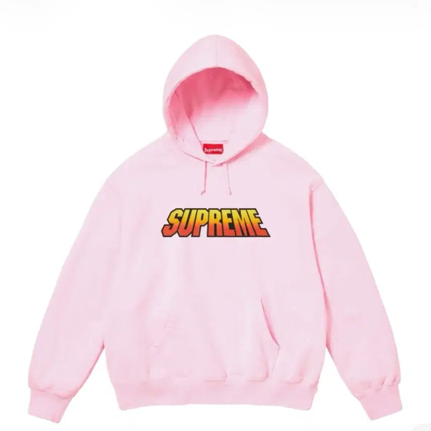 [BUNJANG] Supreme Gradient Hooded Sweatshirt Light Pink (24SS) / 당일배송) L 슈프림 그라디언트 후드 스웨트셔츠 라이트 핑크 24SS