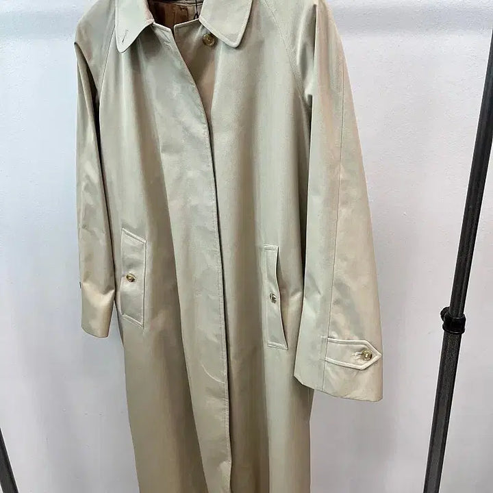 [BUNJANG] Burberry Gabardine Coat with Wool Lining / 여) 버버리 개버딘 내피코트