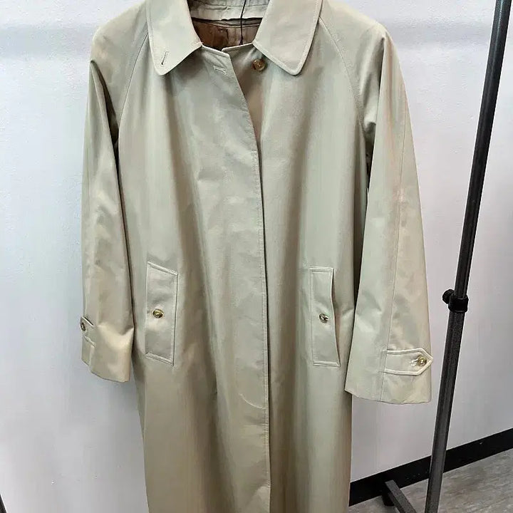 [BUNJANG] Burberry Gabardine Coat with Wool Lining / 여) 버버리 개버딘 내피코트