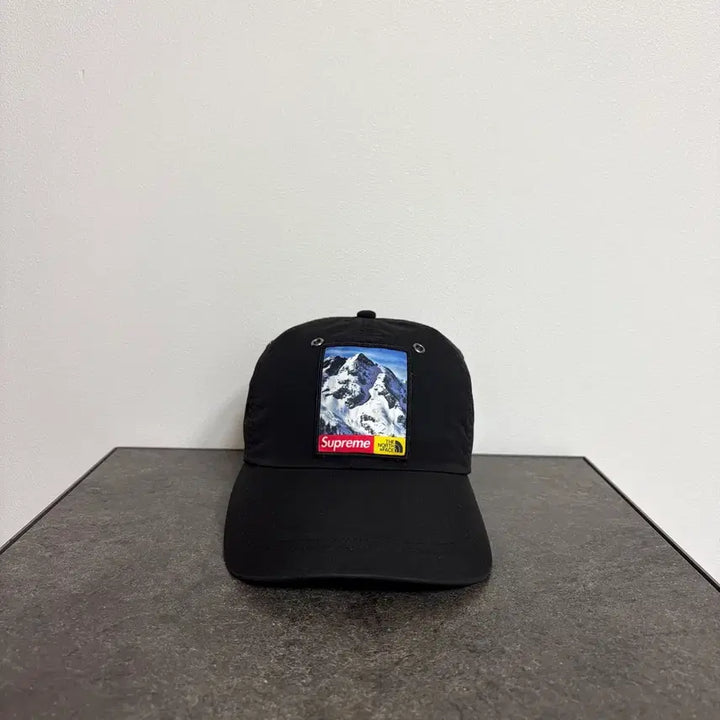 [BUNJANG] Supreme x The North Face 6-Panel Ball Cap (Snow Mountain Black) / (OS) 슈프림 노스페이스 6패널 볼캡 모자 설산 블랙