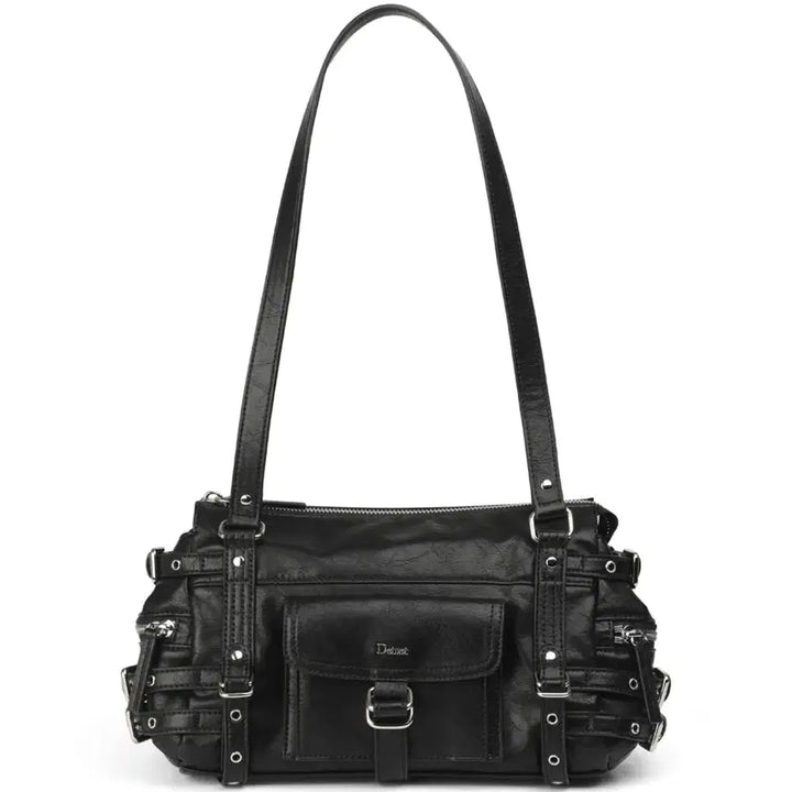 [BUNJANG] Deinet Belted Pocket Mini Shoulder Bag Black / 다이닛 deinet 벨티드 포켓 미니 숄더백 블랙