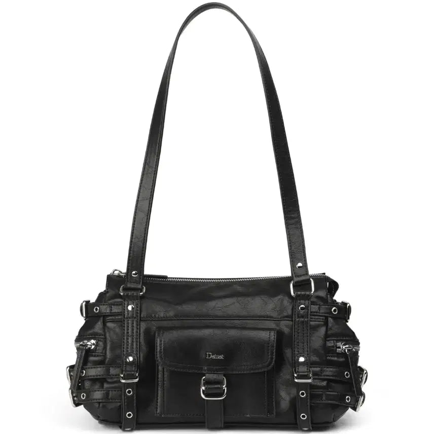 [BUNJANG] Deinet Belted Pocket Mini Shoulder Bag Black / 다이닛 deinet 벨티드 포켓 미니 숄더백 블랙