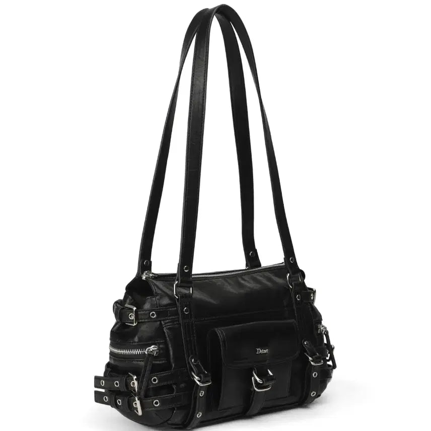 [BUNJANG] Deinet Belted Pocket Mini Shoulder Bag Black / 다이닛 deinet 벨티드 포켓 미니 숄더백 블랙