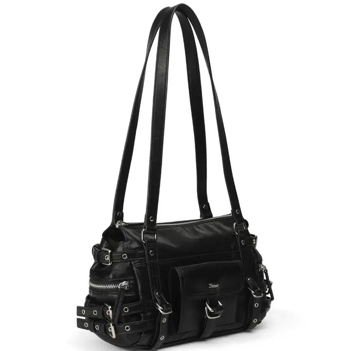 [BUNJANG] Deinet Belted Pocket Mini Shoulder Bag Black / 다이닛 deinet 벨티드 포켓 미니 숄더백 블랙