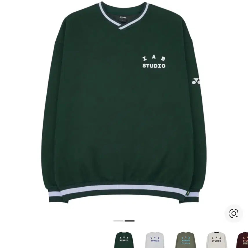 [BUNJANG] IAB Studio x Yonex Sweatshirt Green XL / 아이앱 스튜디오 x 요넥스 스웨트셔츠 그린 XL