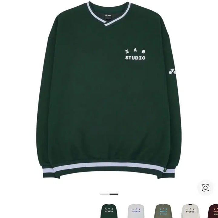 [BUNJANG] IAB Studio x Yonex Sweatshirt Green XL / 아이앱 스튜디오 x 요넥스 스웨트셔츠 그린 XL