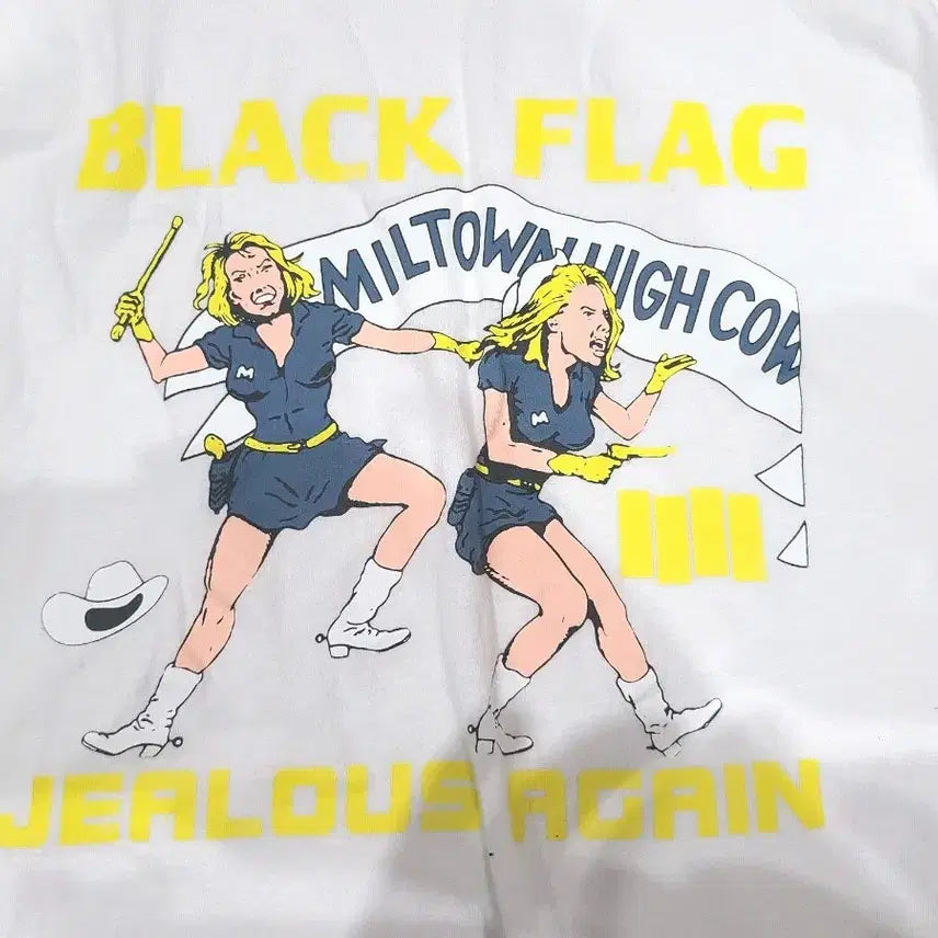 [BUNJANG] Black Flag Jealous Again T-Shirt / 블랙플래그 Jealous Again 반팔티셔츠 (NO BRAND)