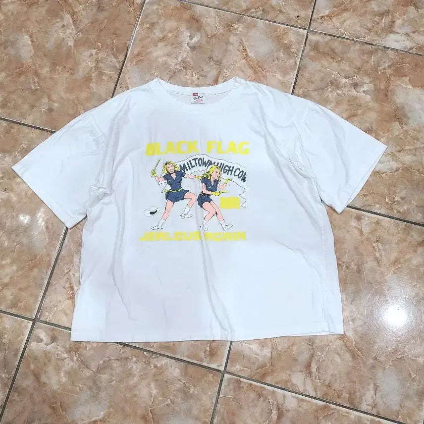 [BUNJANG] Black Flag Jealous Again T-Shirt / 블랙플래그 Jealous Again 반팔티셔츠 (NO BRAND)