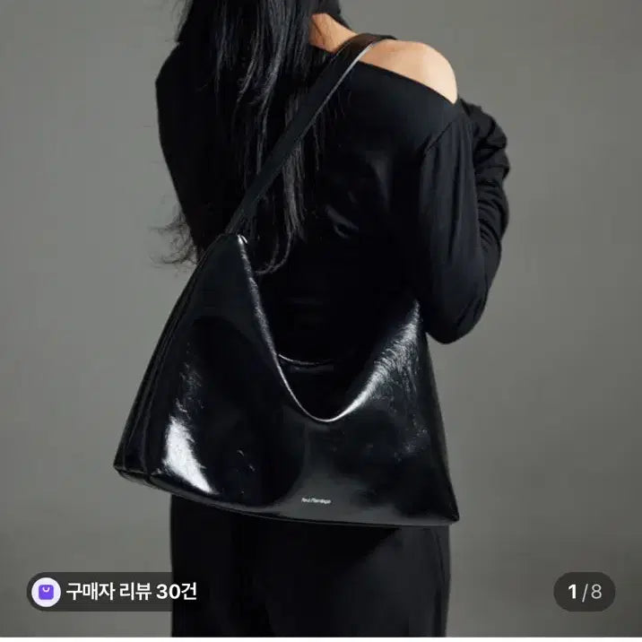 [BUNJANG] Red Flamingo Vegan Celine Bag Black M / [레드플라밍고] 비건레더숄더백 센느백 블랙m