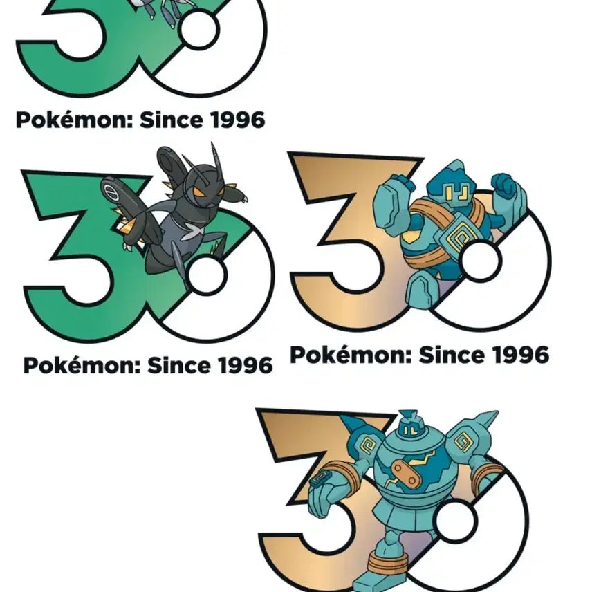 [BUNJANG] Pokemon 30th Anniversary Sticker - Xerneas / (구함)포켓몬 30주년 스티커 엑스레그