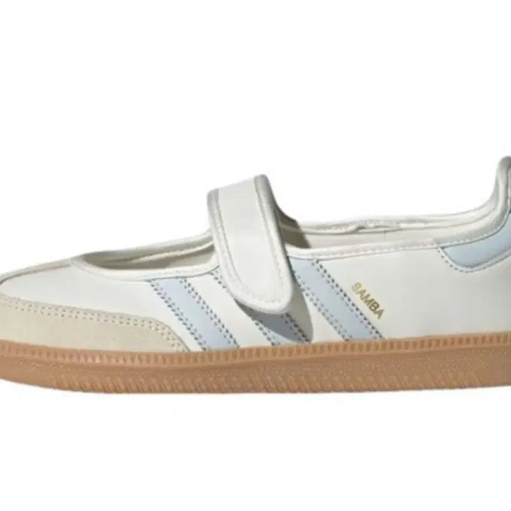 [BUNJANG] Adidas Samba Mary Jane White Blue / 아디다스 삼바 메리제인 화이트 블루