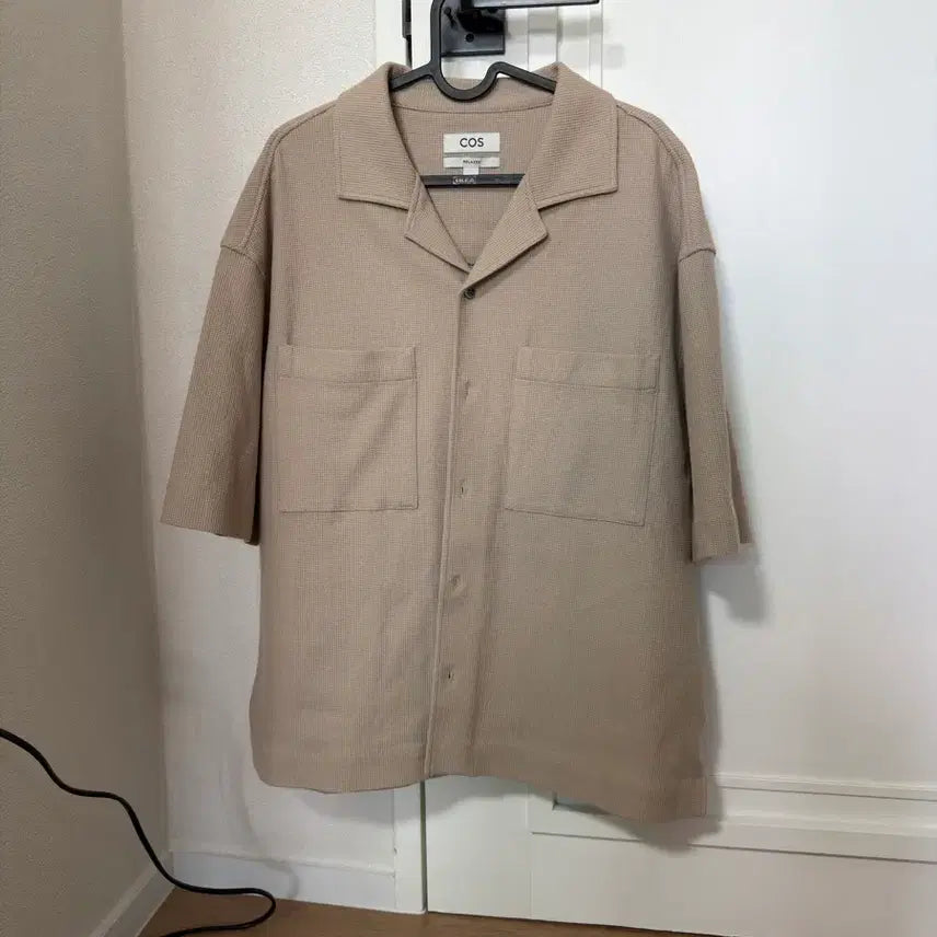 [BUNJANG] COS Relaxed Cotton Resort Shirt - Beige / [M] 코스(COS) 릴랙스드 코튼 리조트 셔츠