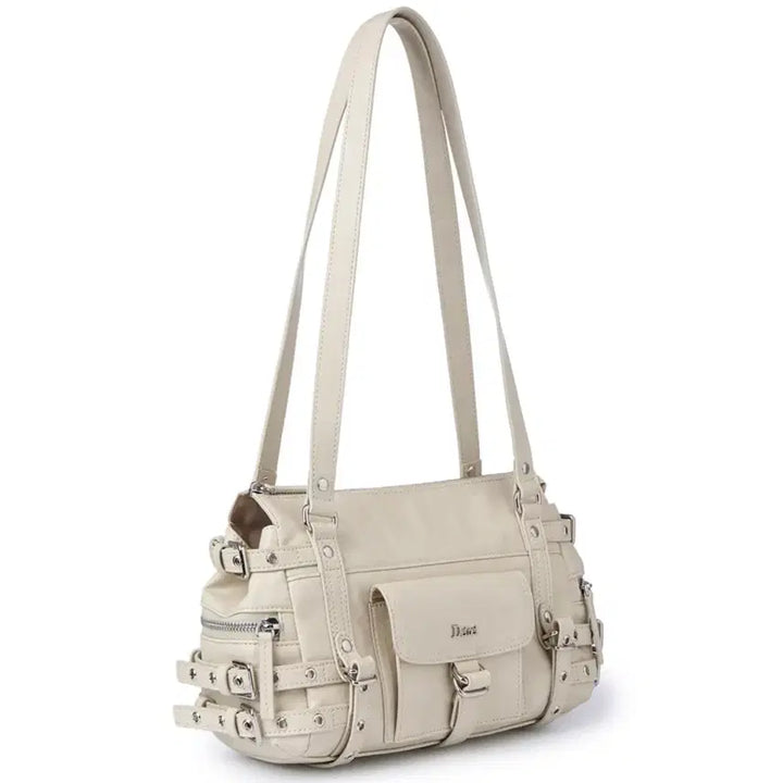 [BUNJANG] Deinet Belted Pocket Mini Shoulder Bag Beige / 다이닛 deinet 벨티드 포켓 미니 숄더백 베이지
