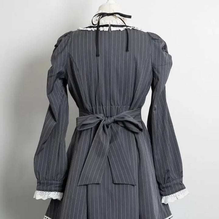 [BUNJANG] Pium Frill Cotton Dress Choker / [교판]피움pium 초커 프릴 코튼 원피스