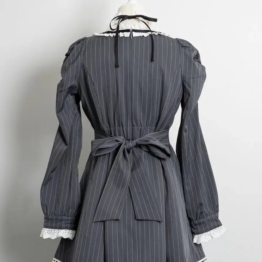 [BUNJANG] Pium Frill Cotton Dress Choker / [교판]피움pium 초커 프릴 코튼 원피스