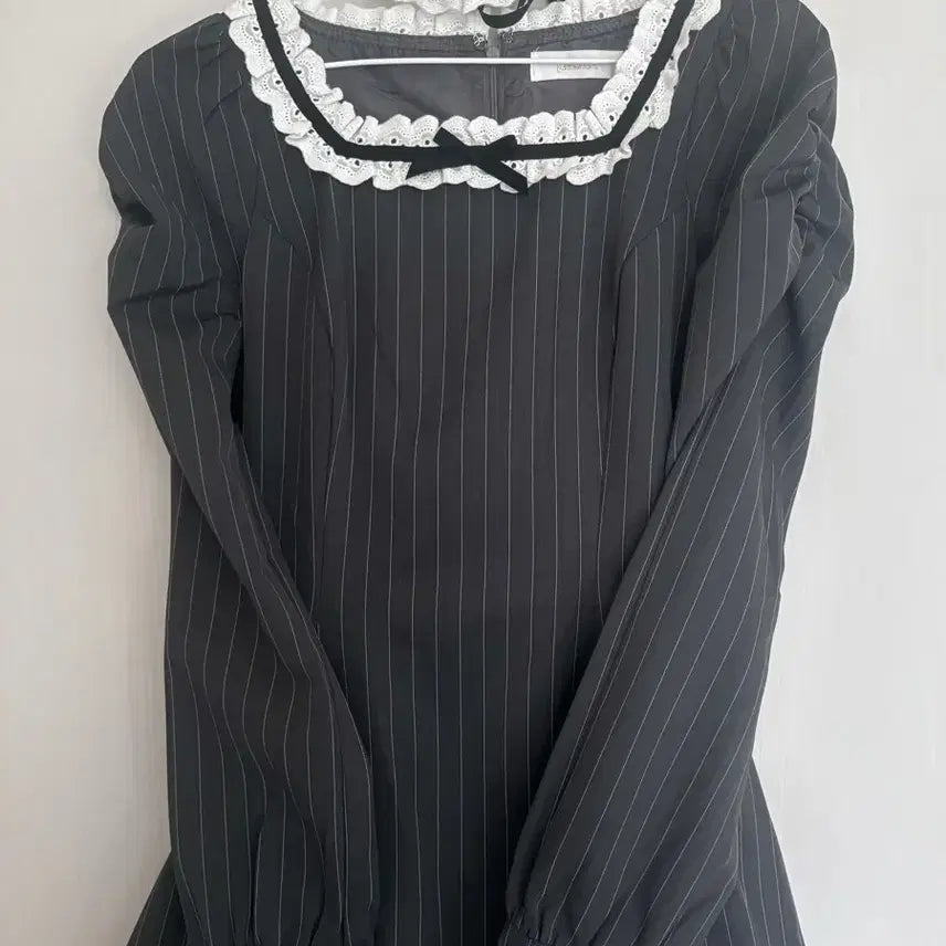[BUNJANG] Pium Frill Cotton Dress Choker / [교판]피움pium 초커 프릴 코튼 원피스