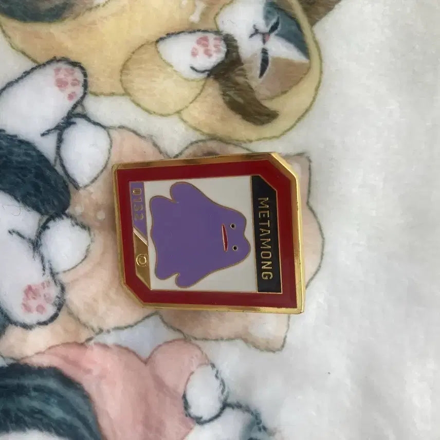 [BUNJANG] Pokemon Metamon Badge / 이삭토스트 메타몽 뱃지 포켓몬 포켓몬스터