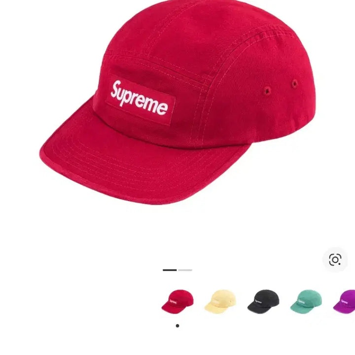 [BUNJANG] Supreme Box Logo Washed Red 25SS Camp Cap / (OS) 슈프림 박스로고 캠프캡 모자 25SS 워시드 레드