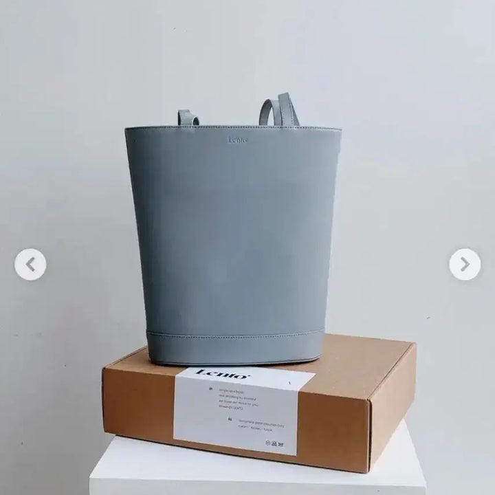 [BUNJANG] Slowand Rento Genuine Leather Shopper Bag Mute Blue / 슬로우앤드 렌토 소가죽 쇼퍼백 뮤트블루