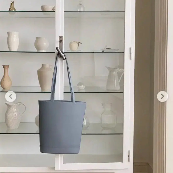 [BUNJANG] Slowand Rento Genuine Leather Shopper Bag Mute Blue / 슬로우앤드 렌토 소가죽 쇼퍼백 뮤트블루