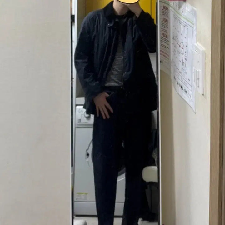 [BUNJANG] Barbour Ashby Waxed Jacket Black XL / [XL]바버 왁스자켓 애쉬비 블랙(비데일+뷰포트)
