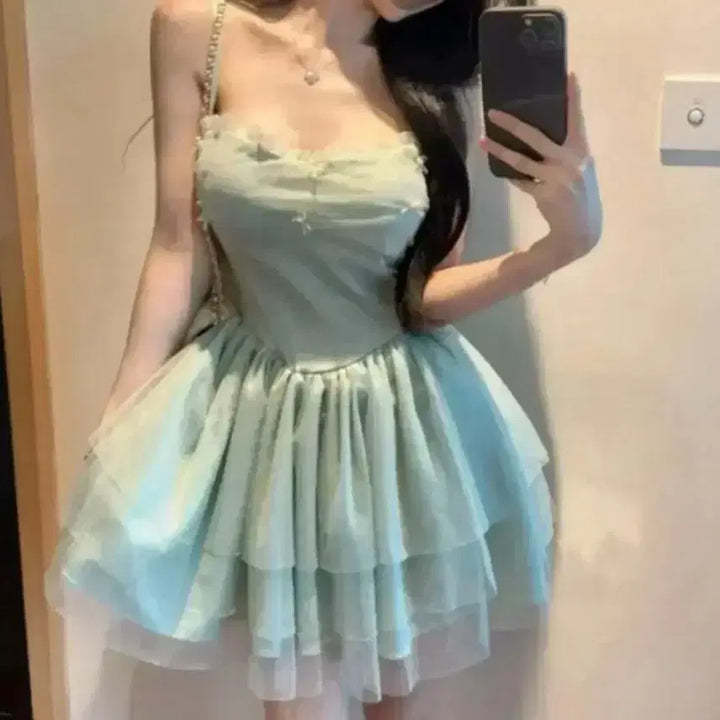 [BUNJANG] Tinkerbell Graduation Photo Costume Rental Set / 팅커벨 졸업사진 졸사 대여