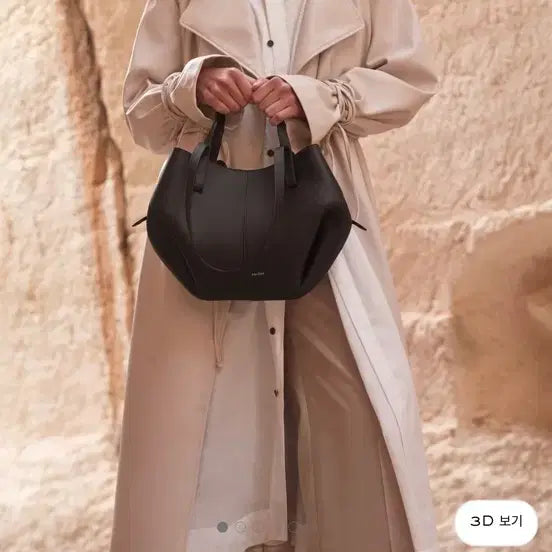 [BUNJANG] Polène Mini Simona Tote Bag Black / 폴렌느 미니 심 토트백 블랙