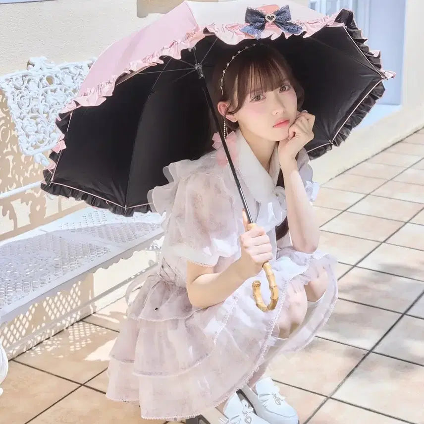 [BUNJANG] Rosita Umbrella Pink / 로지타 양우산 핑크 새상품(지뢰계 양산형)