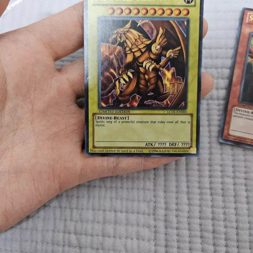 [BUNJANG] Yu-Gi-Oh! Slifer the Sky Dragon, Obelisk the Tormentor, and The Winged Dragon of Ra Card Set (B-Grade) / 유희왕 삼환신 신의카드 세트 b급
