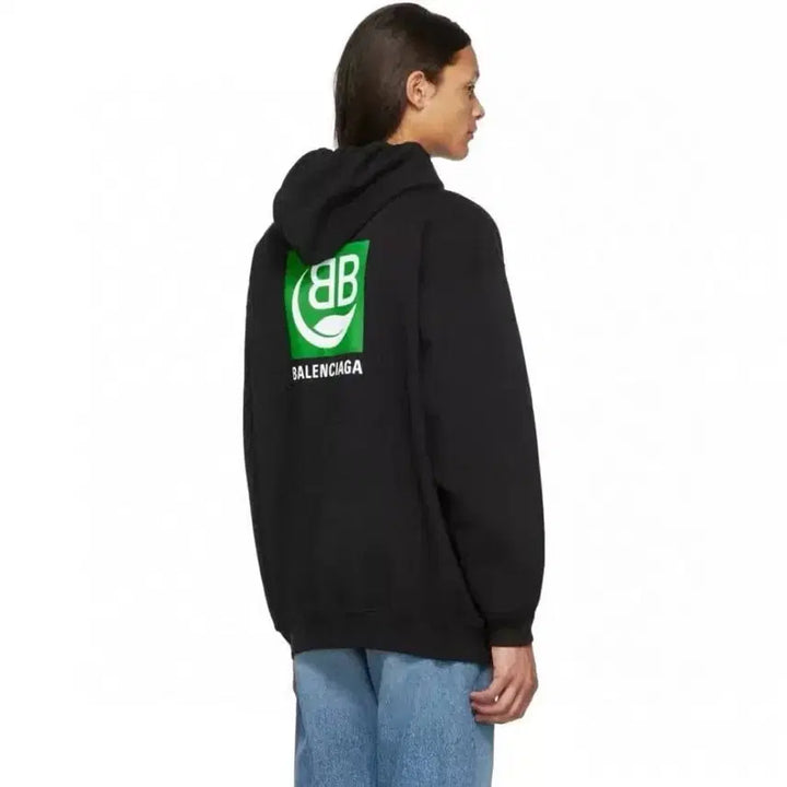 [BUNJANG] Balenciaga BB Back Logo Hoodie XS / 발렌시아가 BB 백로고 후드티 XS