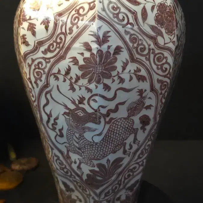 [BUNJANG] Yuri Hong Kirin and Phoenix Vase / 260501-7 유리홍 기린봉황문 팔룽매병