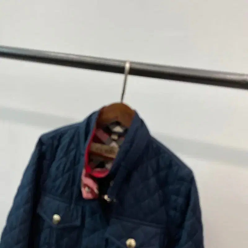 [BUNJANG] Burberry Navy Quilted Jacket / 여) 버버리 네이비 퀼팅자켓
