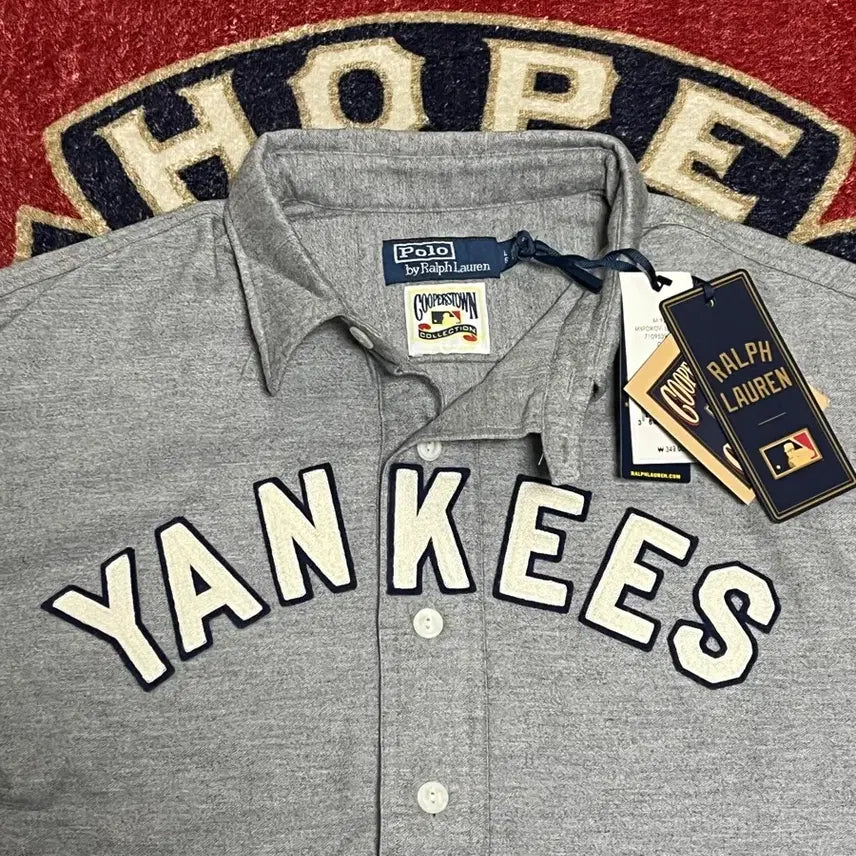[BUNJANG] Polo Ralph Lauren Yankees Rugby Shirt / 폴로랄프로렌 양키스 럭비 셔츠