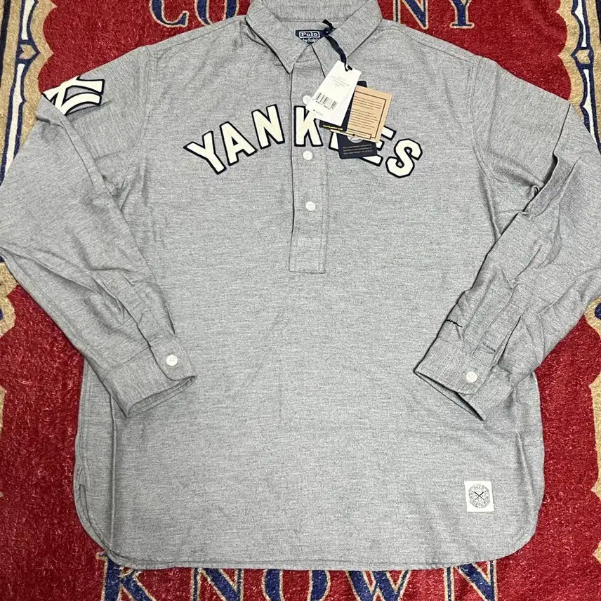 [BUNJANG] Polo Ralph Lauren Yankees Rugby Shirt / 폴로랄프로렌 양키스 럭비 셔츠