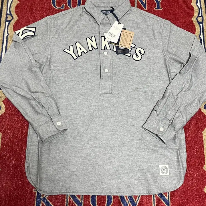 [BUNJANG] Polo Ralph Lauren Yankees Rugby Shirt / 폴로랄프로렌 양키스 럭비 셔츠