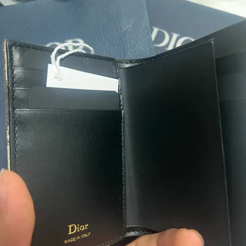 [BUNJANG] Dior Dior Oblique Organizer Card Holder Brown / 디올 오블리크 오거나이저 카드지갑 브라운