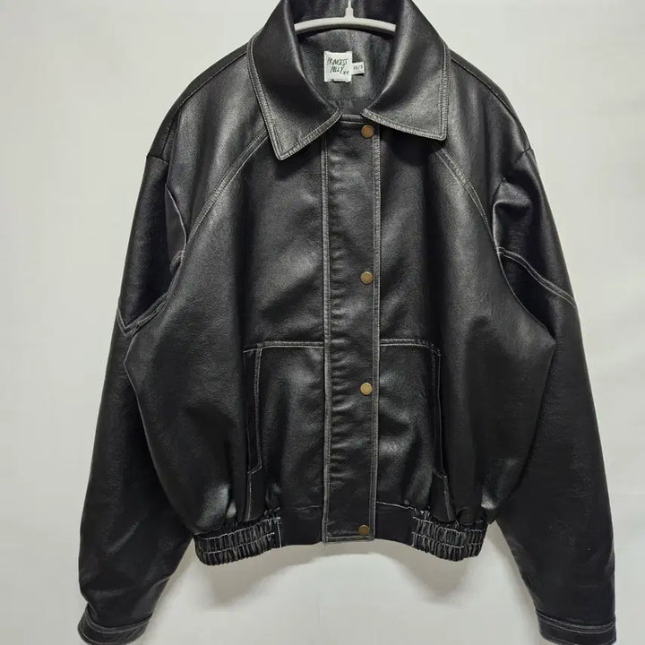 [BUNJANG] Princess Polly Banding Leather Jacket S / 프린세스폴리 밴딩 레더자켓 S
