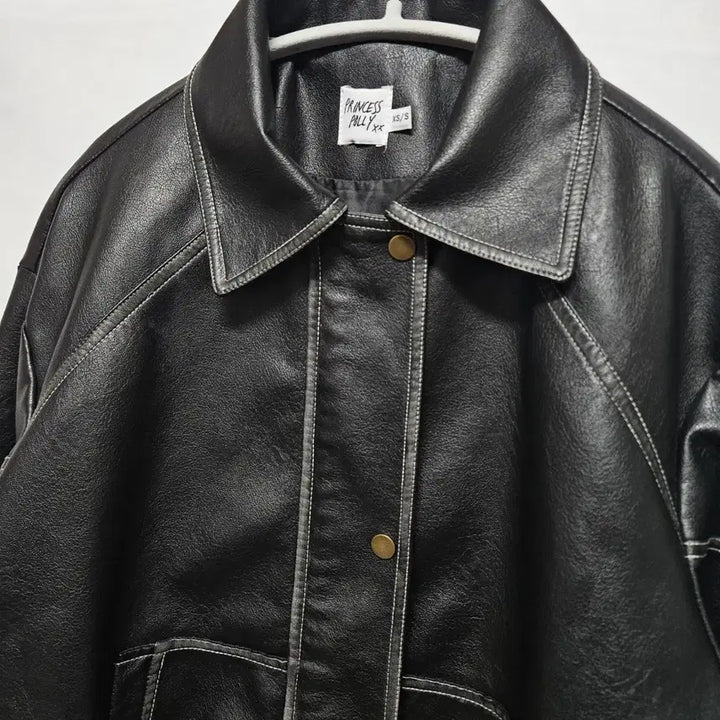 [BUNJANG] Princess Polly Banding Leather Jacket S / 프린세스폴리 밴딩 레더자켓 S