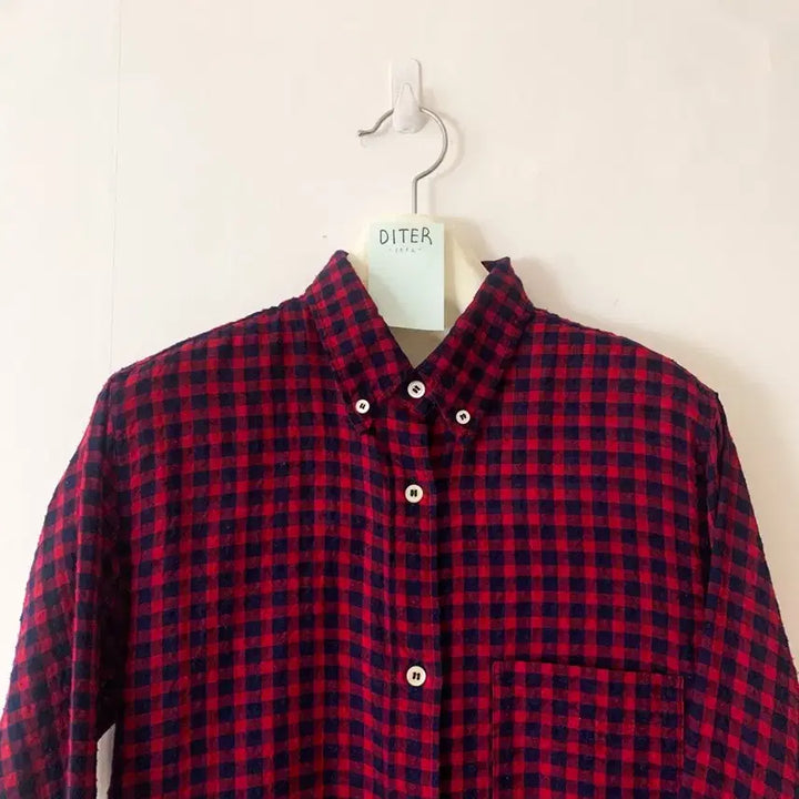 [BUNJANG] Isabel Marant Etoile Gingham Check Seersucker Shirt / 이자벨마랑 에뚜왈 ISABEL MARANT ETOILE깅엄 체크 셔츠
