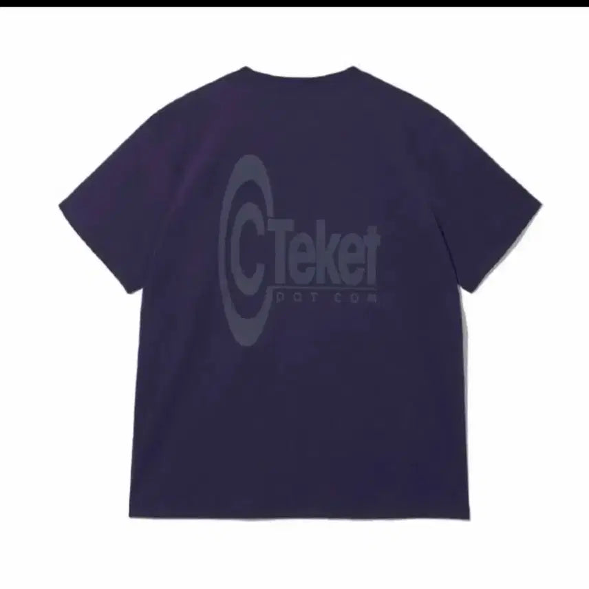 [BUNJANG] Teket Symbol T-Shirt Purple M / Teket 테켓 심볼 티셔츠 퍼플 M