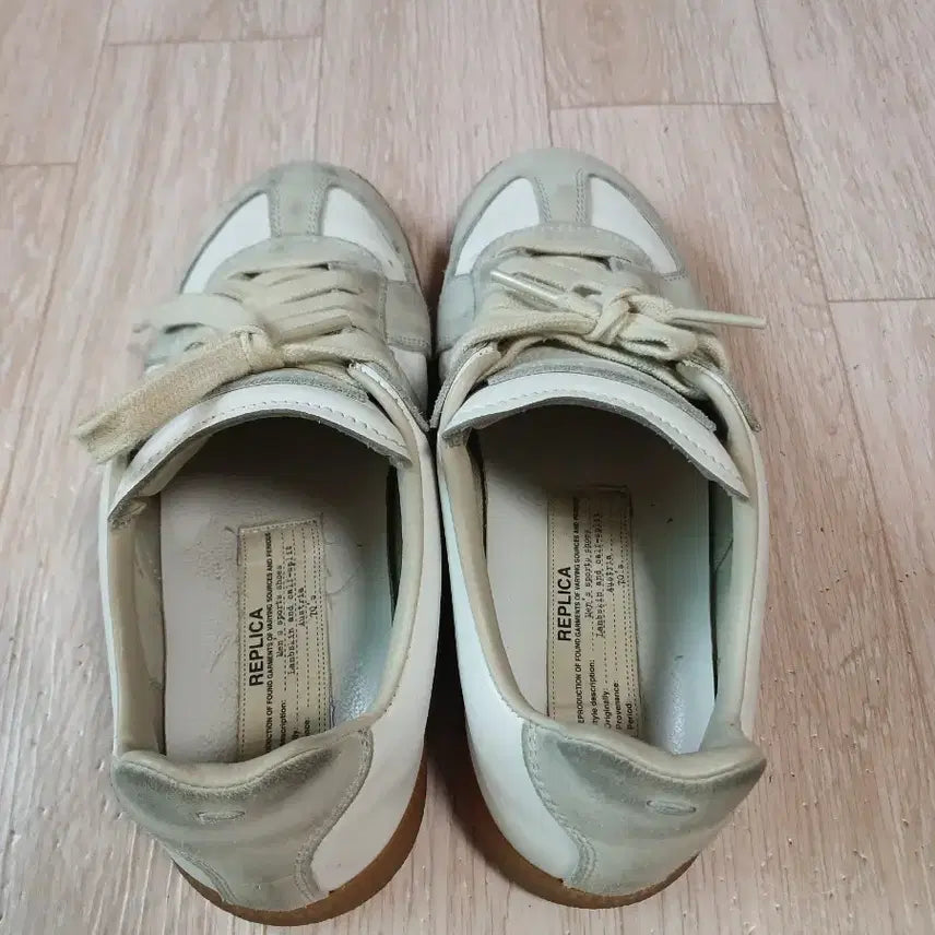 [BUNJANG] Maison Margiela Calfskin Replica Sneakers / 메종마르지엘라 카프스킨 레플리카