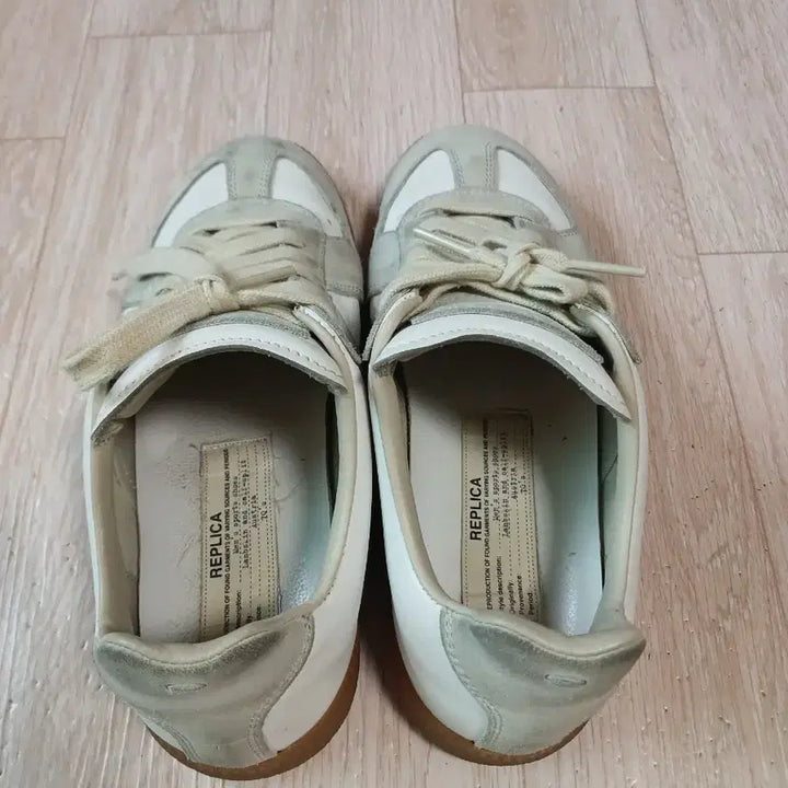 [BUNJANG] Maison Margiela Calfskin Replica Sneakers / 메종마르지엘라 카프스킨 레플리카