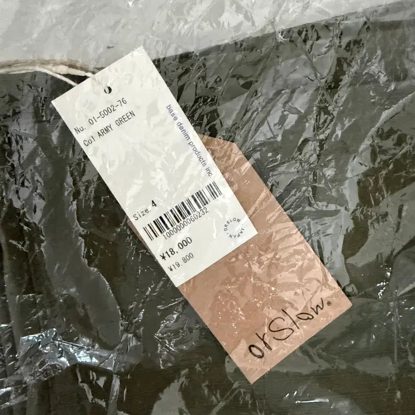 [BUNJANG] orslow Ripstop Fatigue Pants Size 4 / 오어슬로우 립스탑 퍼티그팬츠 4사이즈 새상품