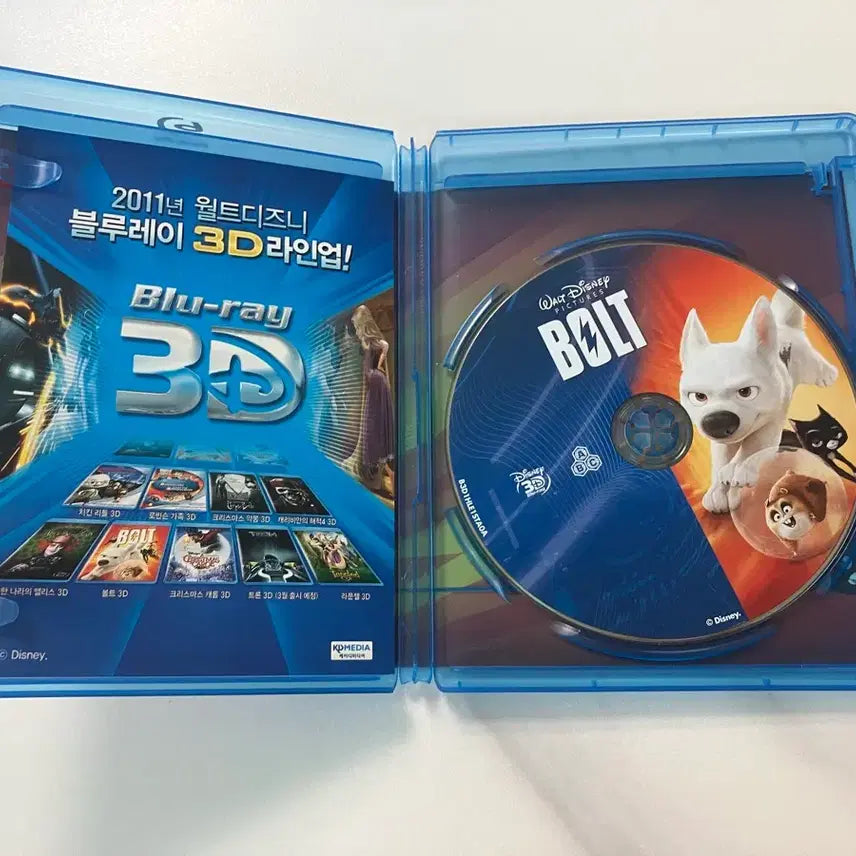 [BUNJANG] Disney Bolt 3D Blu-ray DVD / 디즈니 볼트 3D 블루레이 DVD