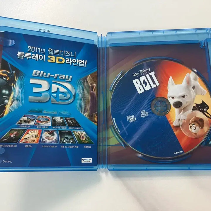 [BUNJANG] Disney Bolt 3D Blu-ray DVD / 디즈니 볼트 3D 블루레이 DVD