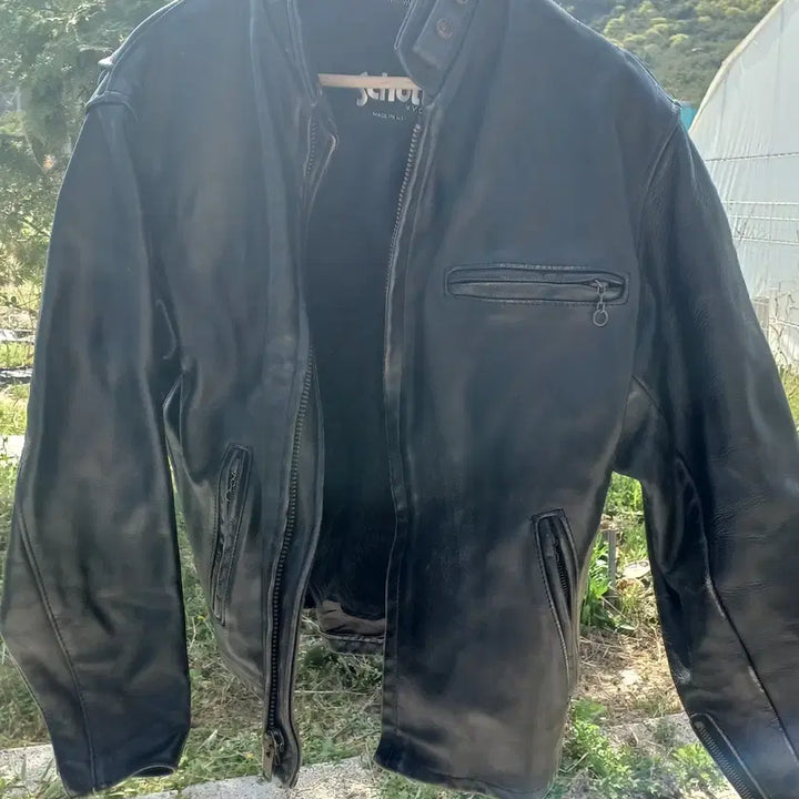 [BUNJANG] Schott NYC Single Rider Jacket - Made in USA Winter Boa Fur Lined / 쇼트) 싱글 라이더 자켓 겨울용 메이드인USA (남 L)
