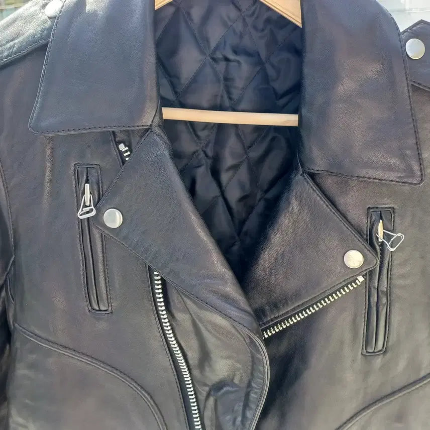 [BUNJANG] Slim Rider Jacket Genuine Lambskin (Men&